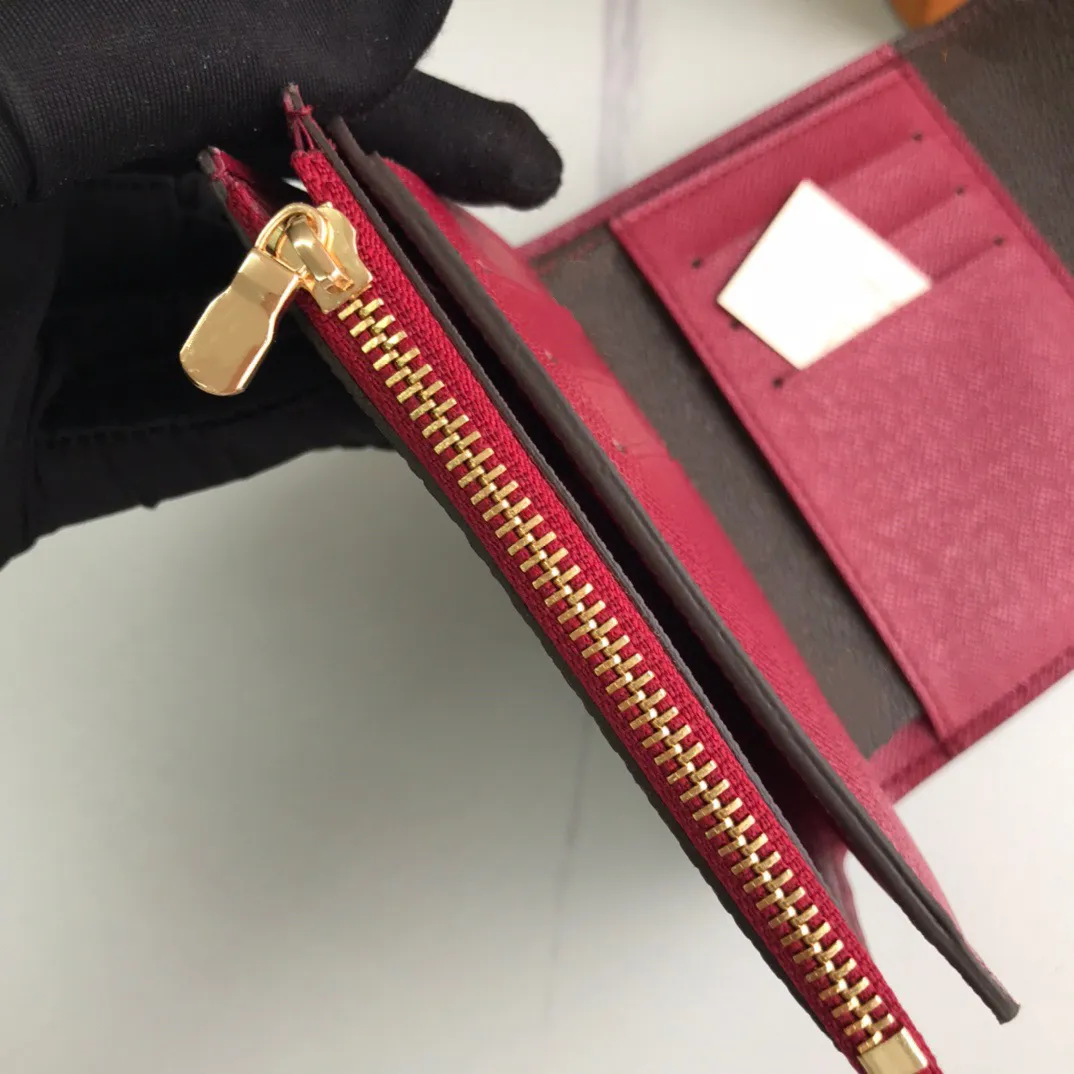 女性のマルチカラーデザイナーのための3色のアリアンウォレットショートカードホルダー女性財布クラシックジッパーポケット付きダストバッグとbox280V