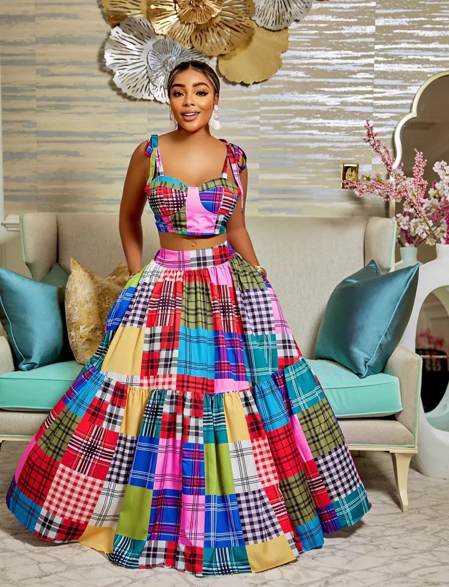 Crop top maxi dress hotsell