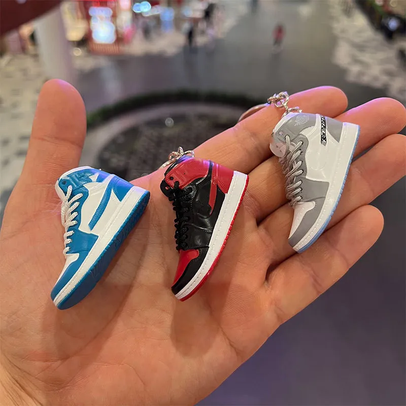 Designer Party Gift Keychains Fashion Accessories Sneaker Keychain Sport Basketball Shoes Key Keyring Gifts Backpack Decoration