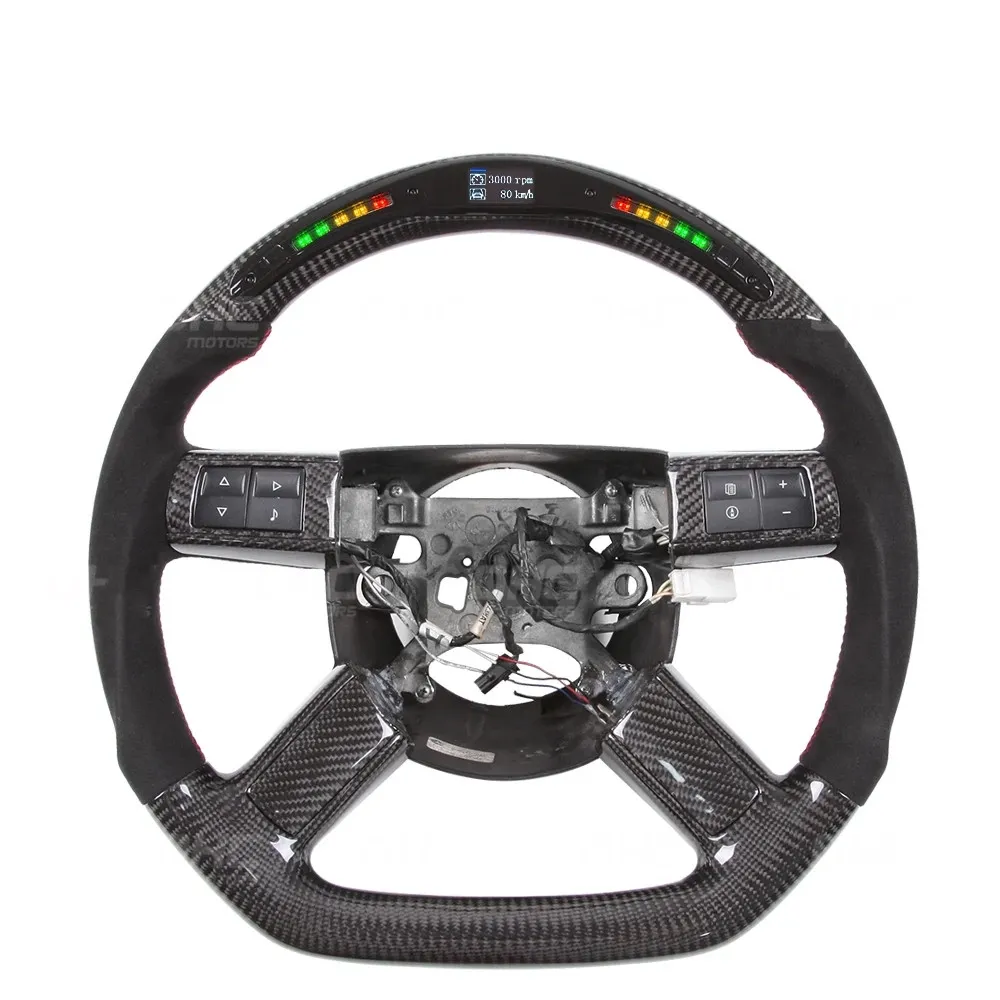 Car Driving Accessories Steering Wheels For Dodge Charger Challenger SRT Hellcat 300C Carbon Fiber Racing Wheel