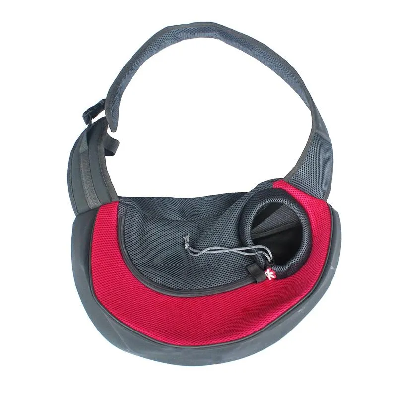 Housses de siège de voiture pour chien S/M transporteur chat chiot petit Animal sacs de transport pour animaux de compagnie sac avant en maille respirante sac à dos à bandoulière pour chiens