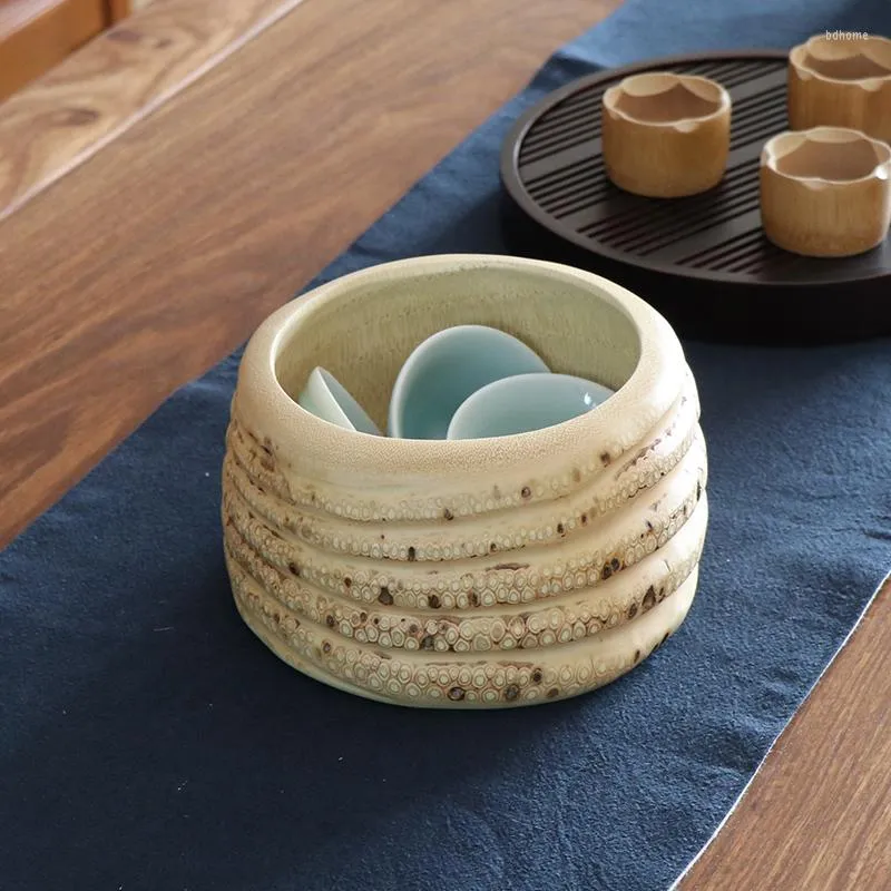 Skålar 17 13 10 cm naturlig bambu skål container bordsartar soppa blandar ris för omedelbara nudlar dekorativa