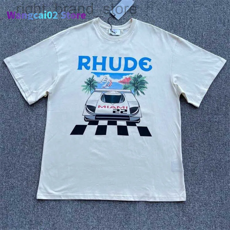 Мужские толстовки толстовок с коротким рукавом F1 Racing Print Cotton High Street Fashion Mens Mens's Mens's Fort Foot Top с коротким рукавом 020723H