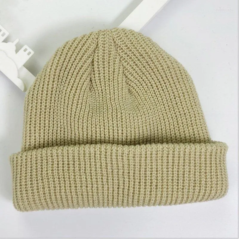 Berets Fashion Unisex Cuff Cap Women Мужчины Beanie Beangy Back Blank Winter Wart