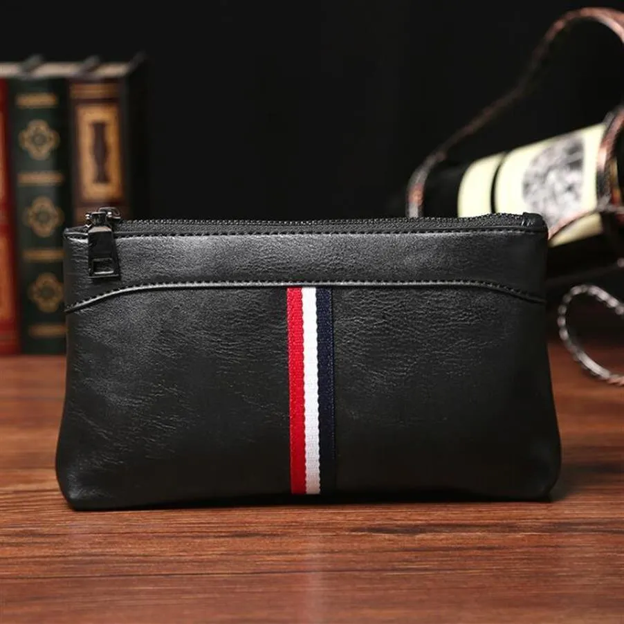 Modefactory s Brand Bag Korean Fashion Color Leather Men Handtas Sportkleding Men Men Wallet Handtas Men WalletWal296e