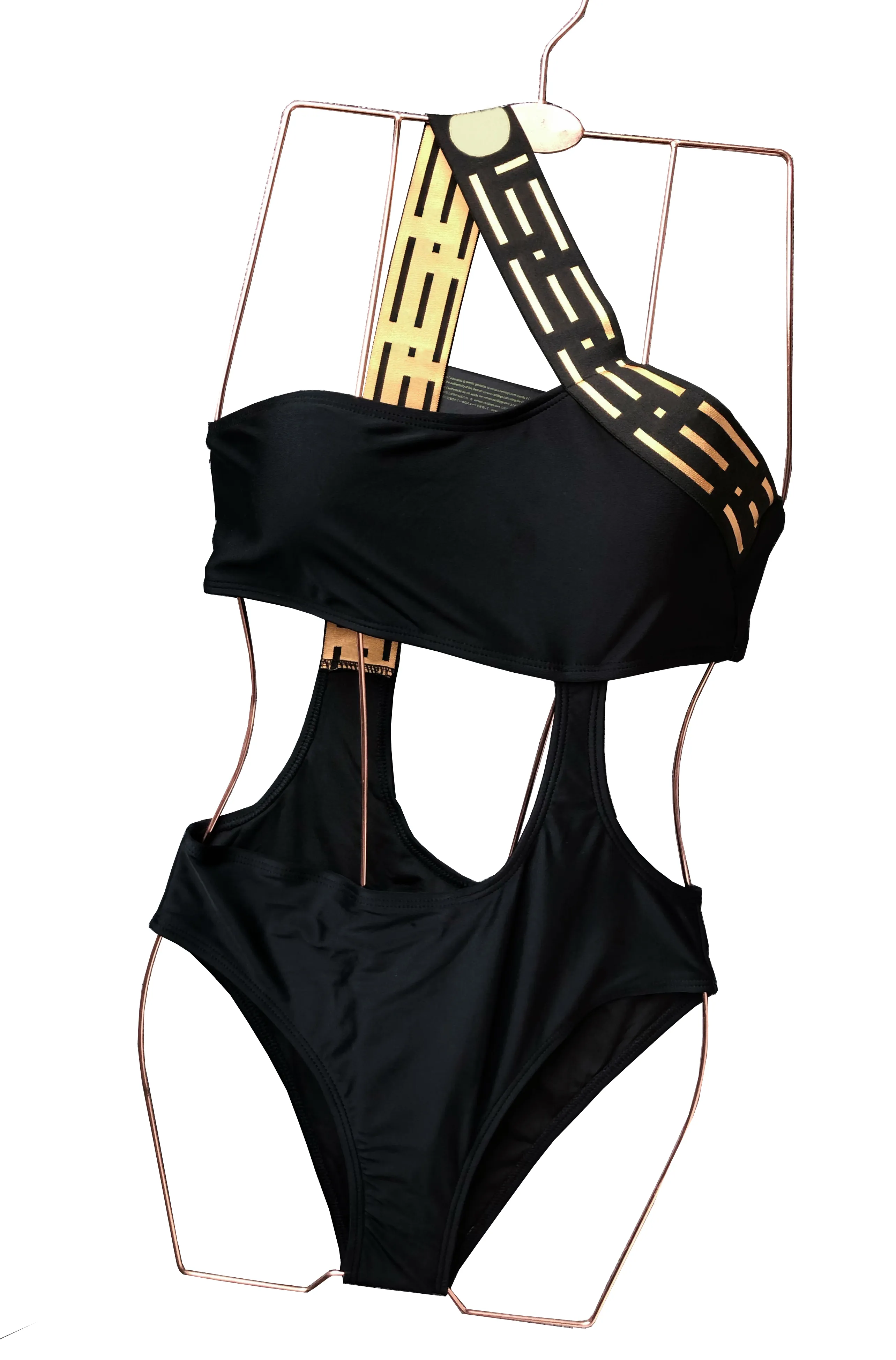 Conjuntos de calcinha de biquíni sexy feminino maiô corrente de uma peça biquíni banho de sol designer de tankinis roupa de banho meninas moda praia maiô feminino vôlei de praia