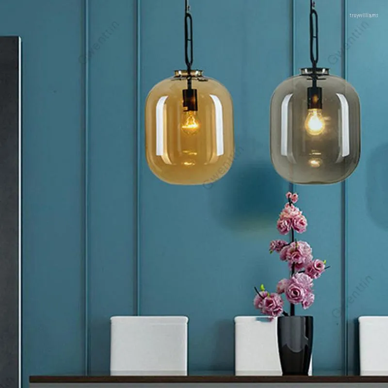 Pendant Lamps Winter Melon Lamp Modern Glass Ceiling Chandelier Hanging Decor For Home Living Room Bedroom Loft Lighting Fixture