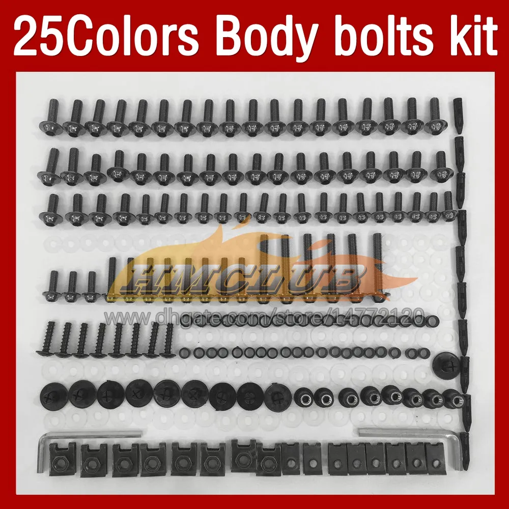 ホンダCBR600CC CBR600 CBR 600CC 600 RR CC CBR600RR 03 03 04 2003 2004 Moto Body Windshield Bolt Screws Nuts Nuts 268pcs