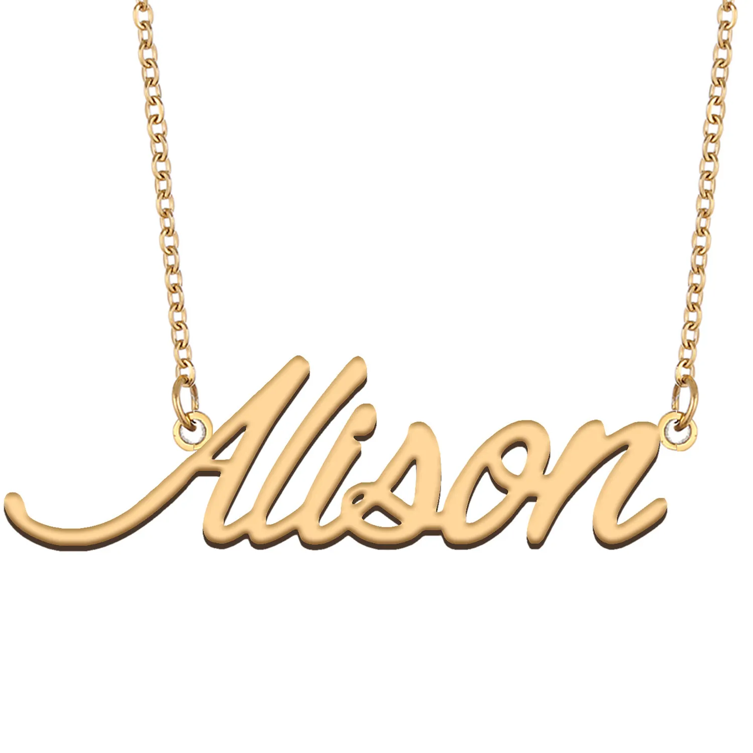 Alison font best sale necklace