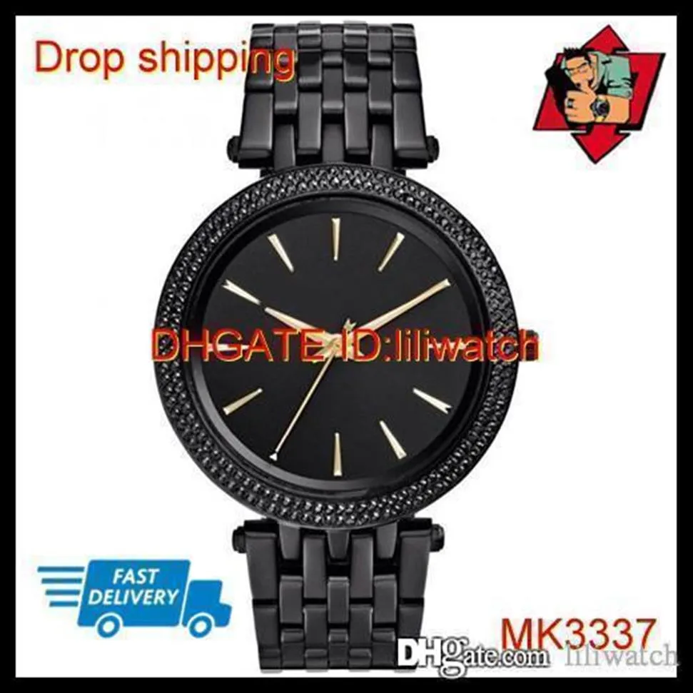 100% ORIGINAL Japón movimiento gota señoras Darci reloj pulsera manos doradas MK3337 MK3353 MK3400 MK3401 MK3402 MK3406315O