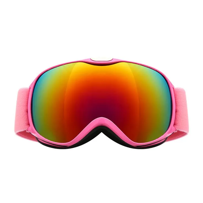 Narciarskie gogle chłopcy dziewczęta anty-fog wiatrakowe szklanki dzieci zimowe sporty śniegu narciarstwo okulary dzieci Uv400 anty-glare snowboard Goggle