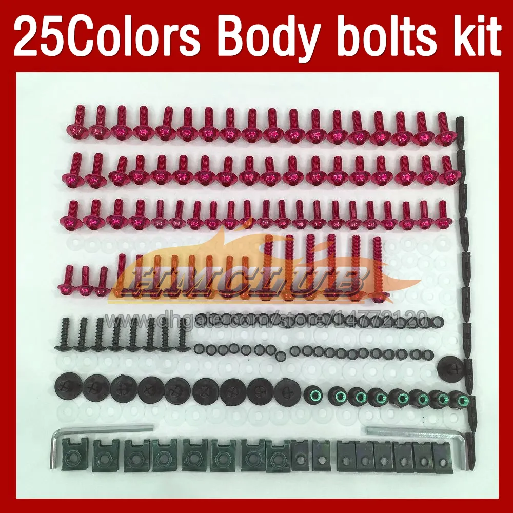 ホンダCBR 125R 125 125CC CBR125 R C CBR125R 11 12 13 14 15 16 17 18 Moto Body Windshield Bolt Screws Nut Nuts 268PCS /セット /セット