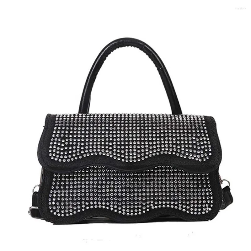 Sacs de soirée Mode Diamant Strass Nuage Épaule Bandoulière Sac Femmes PU Cuir Sac À Main