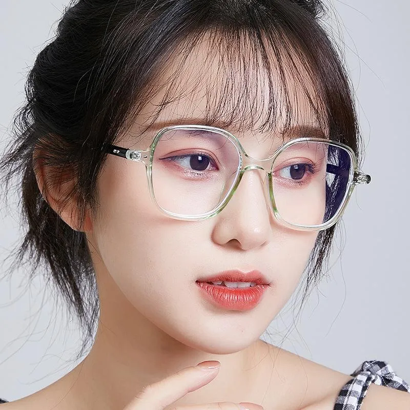 Sunglasses Square Glasses Frames Anti Blue Light Eyeglasses For Women Retro Optical Spectacles Ladies Fake Eyewear Myopia FrameSunglasses