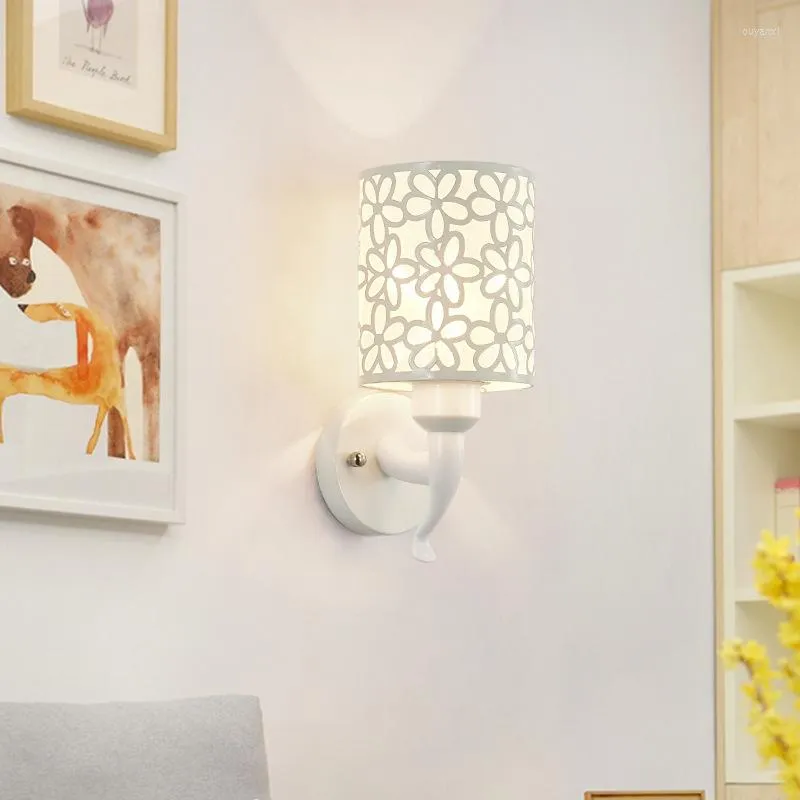 Lámparas de pared Europeas y americanas simples LED moderno 5W Lámpara de noche dormitorio de la sala de estar creativa del pasillo de la sala de estar iluminación el