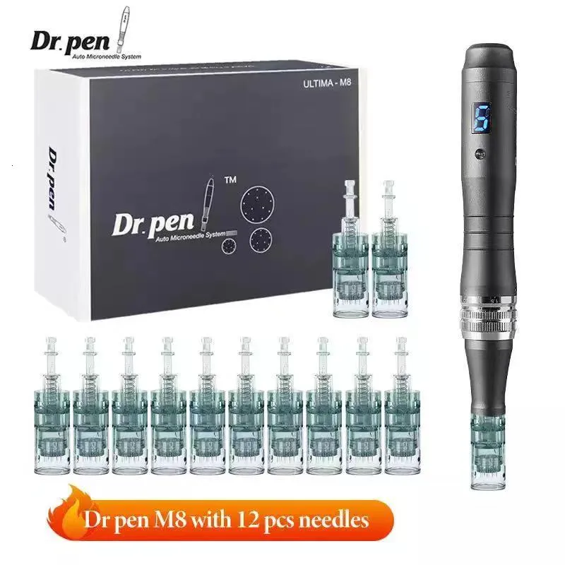 Татуировка игл Dr Pen Ultima M8 Микроиглинг с 12 шт.