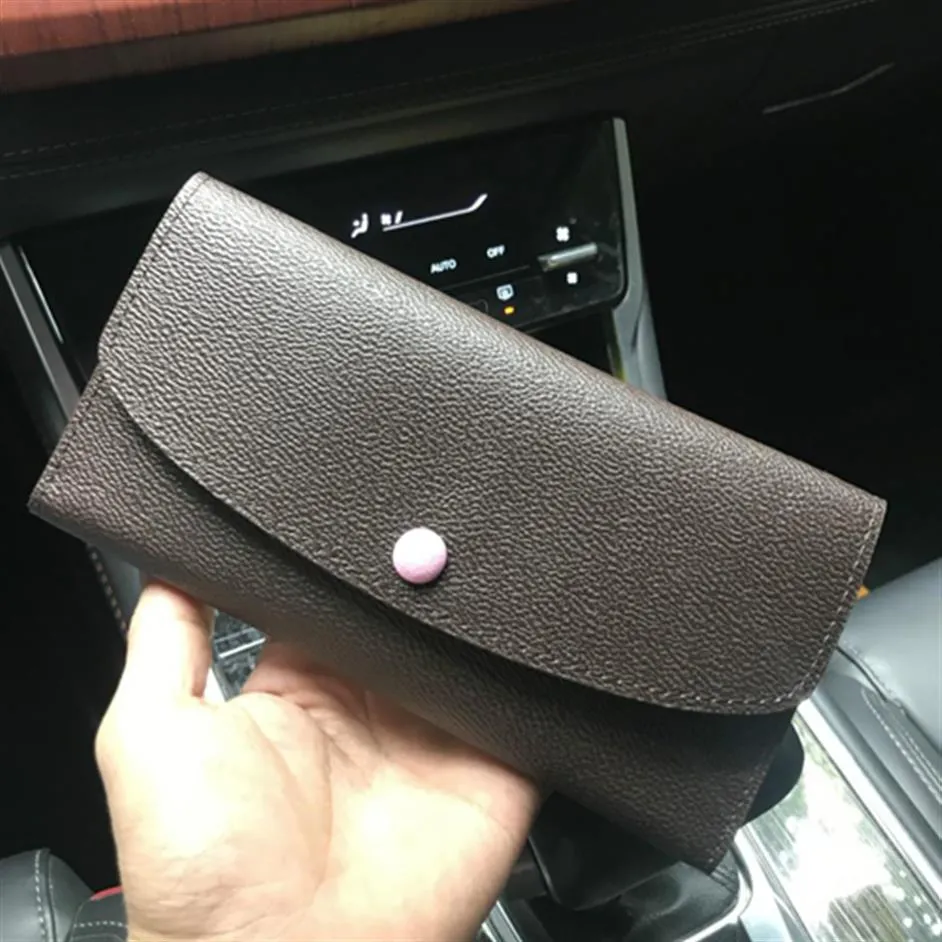 60136 Fashion Long Wallets Women Leather Women Wallets Wristlet Handbags Long Money Bag Zipper Coin Purse Cards ID233m