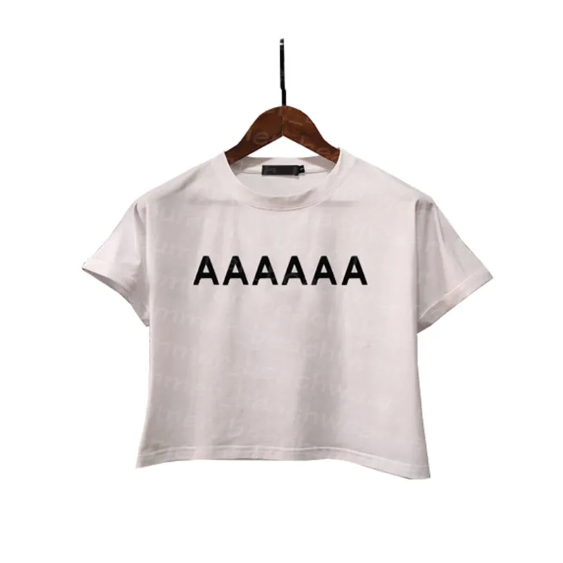 T-shirt con stampa di lettere T-shirt corte moda donna T-shirt corte traspiranti estive T-shirt a maniche corte