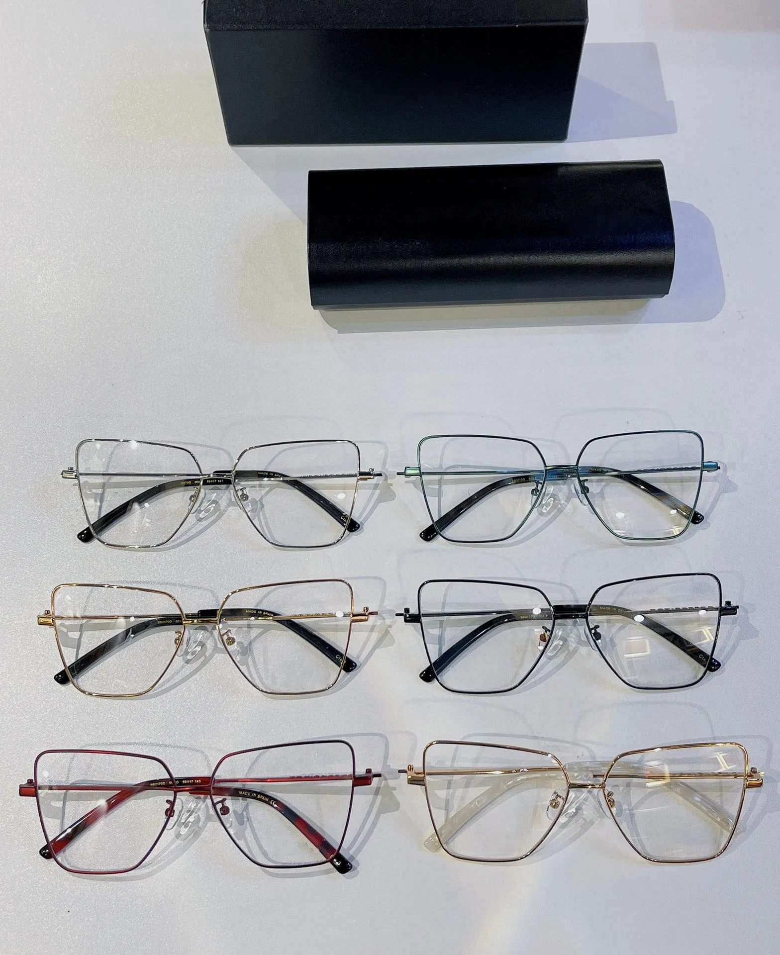 Mannen en Vrouwen Bril Frames Brillen Frame Clear Lens Heren Dames 0170O Nieuwste willekeurige doos