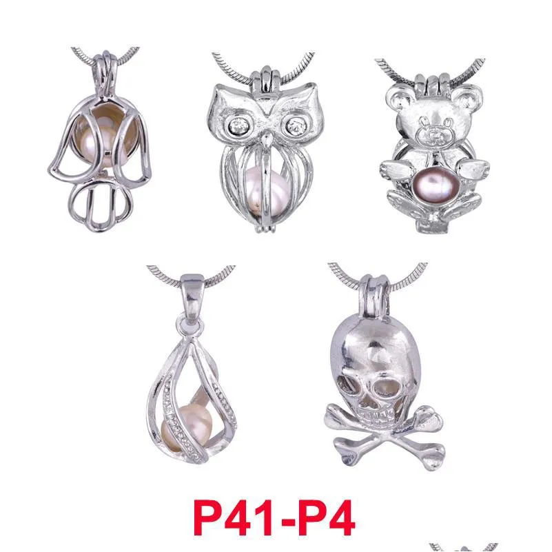 Lockets 300 ontwerpen Parels Locketkooien Love Wish Pearl/ Gem Beads Oyster Pearl Mountings Christmas Cage zonder Akoya Drop Dhgarden DH6XT