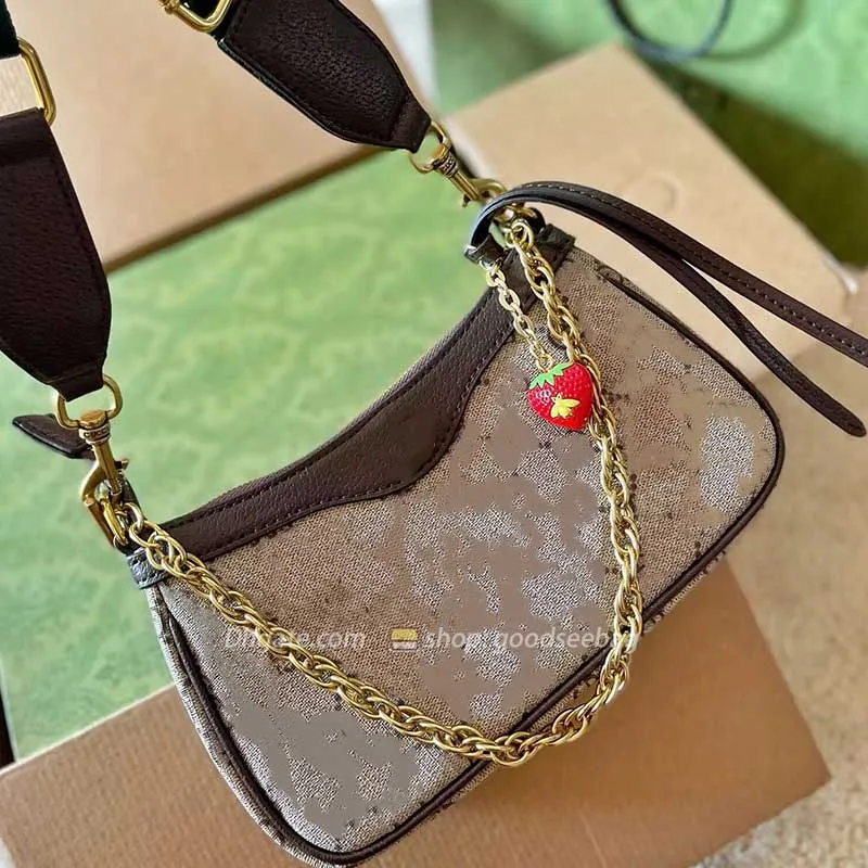 Good see Envelope bag Designer shoulder bags cross body gold chain Messenger women Square Flap Clutch Handbag Underarm Hobo