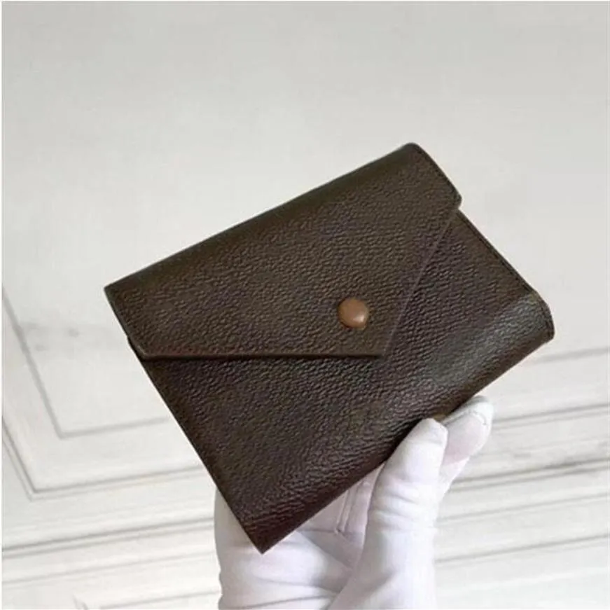 mehrfarbig M41938 Reißverschlusstasche Victorian Münzen Geldbörse Damen Mini Compact Wallet Schlüsselmünze Kartenhalter Hülle Accessoires Wallets2498