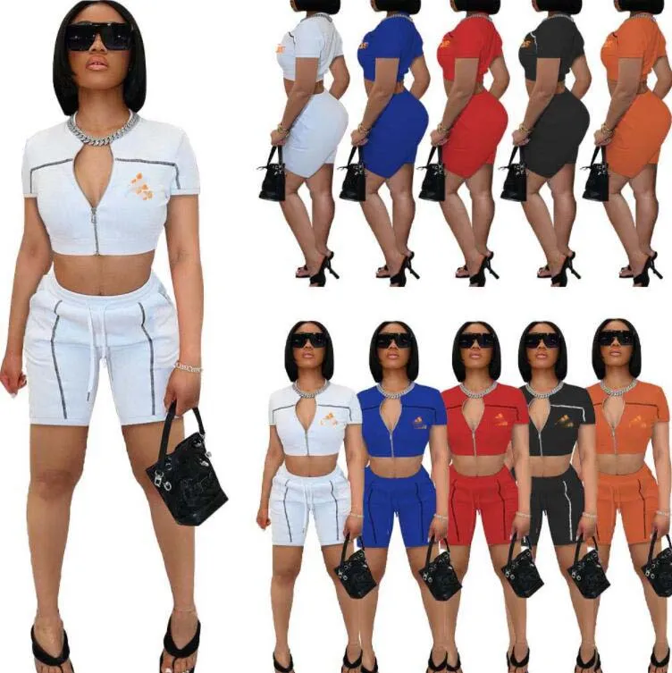 23SS New Women's Trade Suits Brand Fashion Casual Sports Designer Track -Clesuits 2 Piece Set