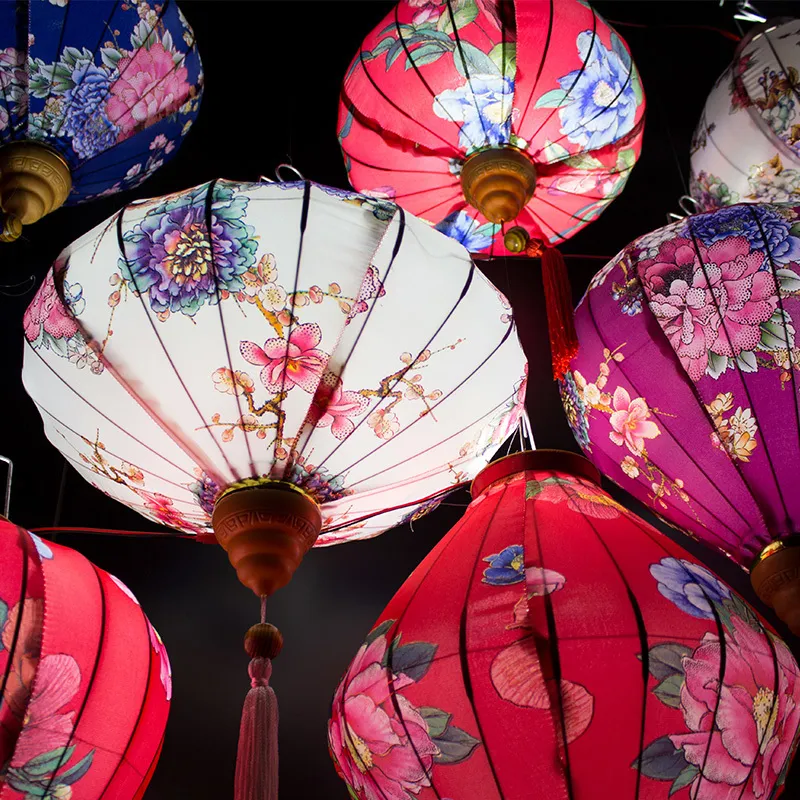 Other Event Party Supplies 14 Inch Retro Chinese Silk Lanterns Japan Vietnam Midautumn Lantern For Outdoor Wedding Spring Festival Hanging Decor 230206 From 22 8 DHgate