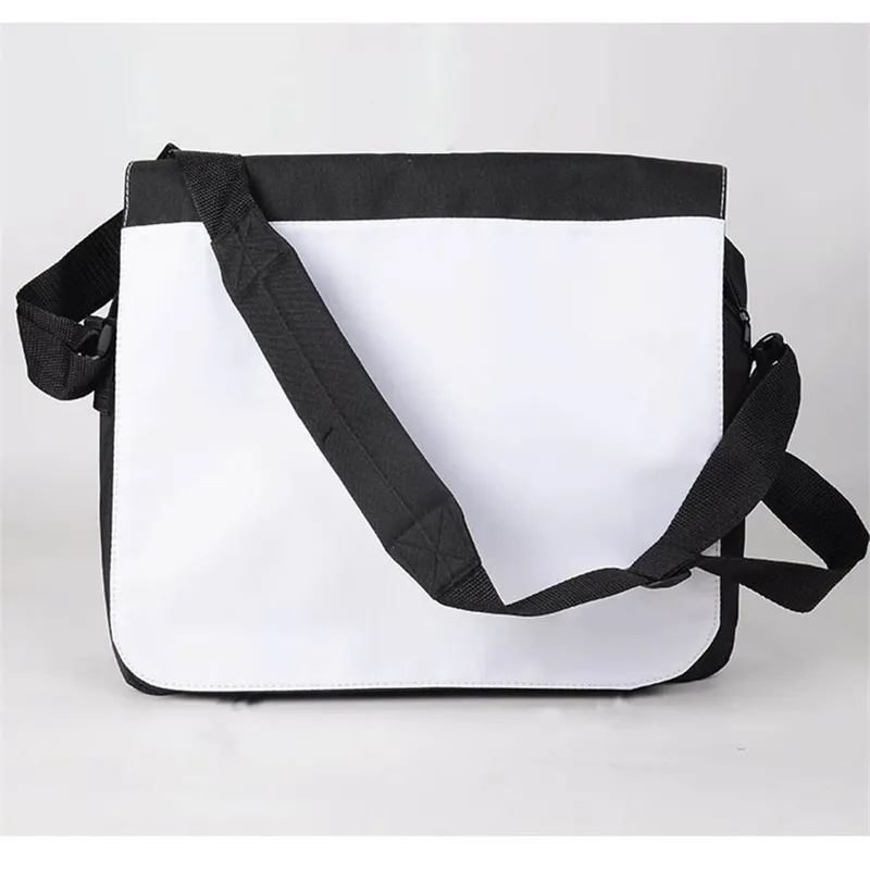 Sublimation Blank Shoulder Bag Polyester Canvas Crossbody with Bulk for Custom Personalized Gifts Multi-function t1030