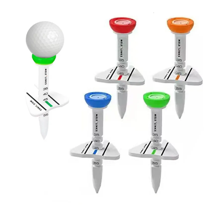 Golf tees golf tees plastik golf tişört orijinal paket adım aşağı golf topu tutucusu golfçü hediyesi için kanatlar 4 renk