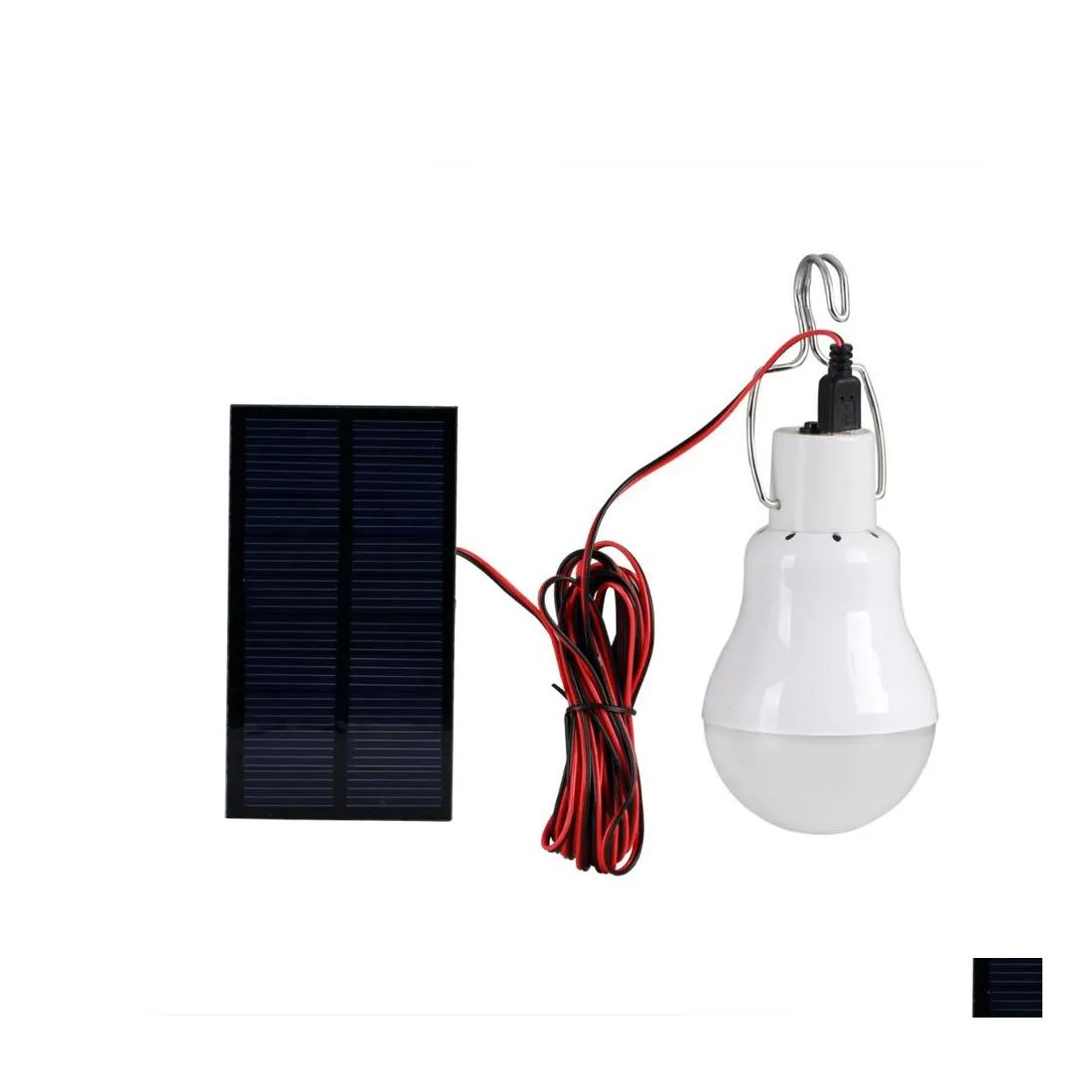 Autres lampes solaires expédiées à Porto Rico Alimenté Led Bb Lampe 5V 150Lm Portable Energy Cam Light Drop Delivery Lighting Re Able Dhslm