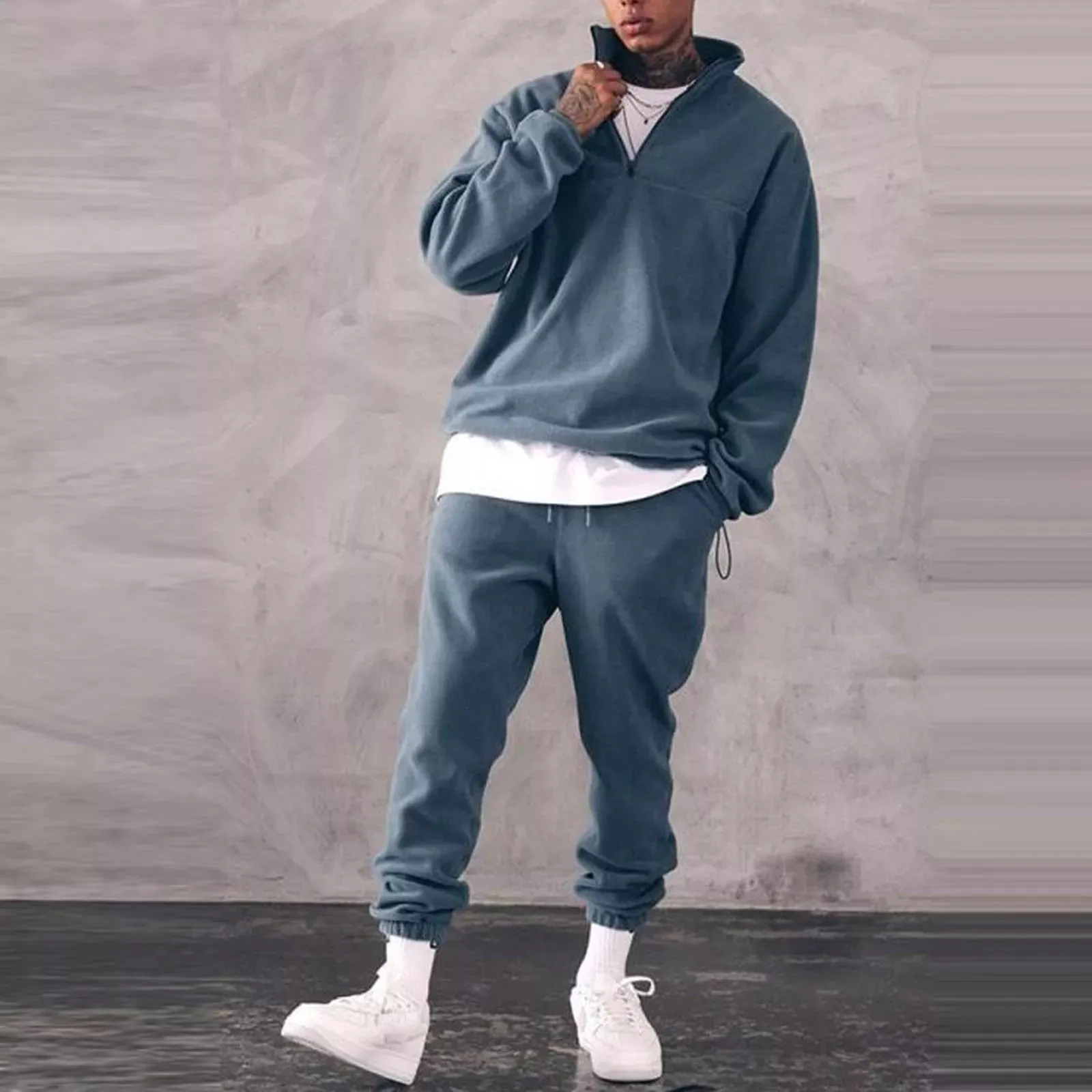 Streetwear Tute Da Uomo Invernali Tute Da Uomo Felpe Set Uomo