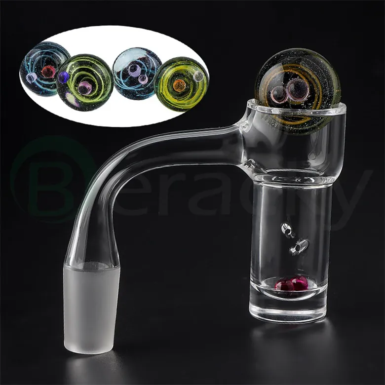 Dab Rig With Banger: Full Weld Beveled Edge Quartz Banger, 22mm Terp ...