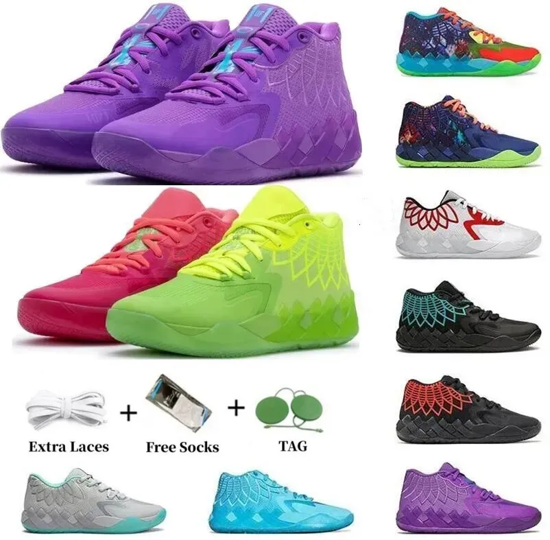 Lamelo Ball 1 Mb.01 Men Basketball Shoes Sneaker Black Blast Buzz City Lo Ufo Not From Here Queen City Rick and Morty Rock Ridge Red Mens Sheps Shoid Size 7-12