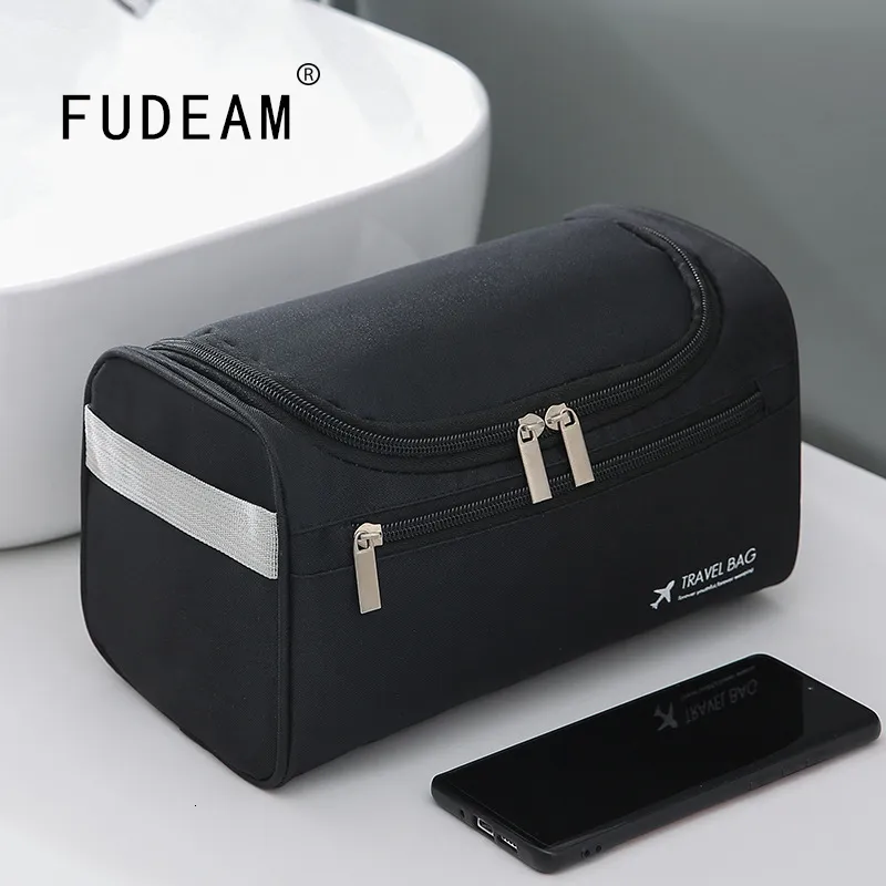 Evening Bags FUDEAM Polyester Men Business Portable Storage Toiletries Organizer Women Travel Cosmetic Hanging Waterproof Wash Pouch 230208