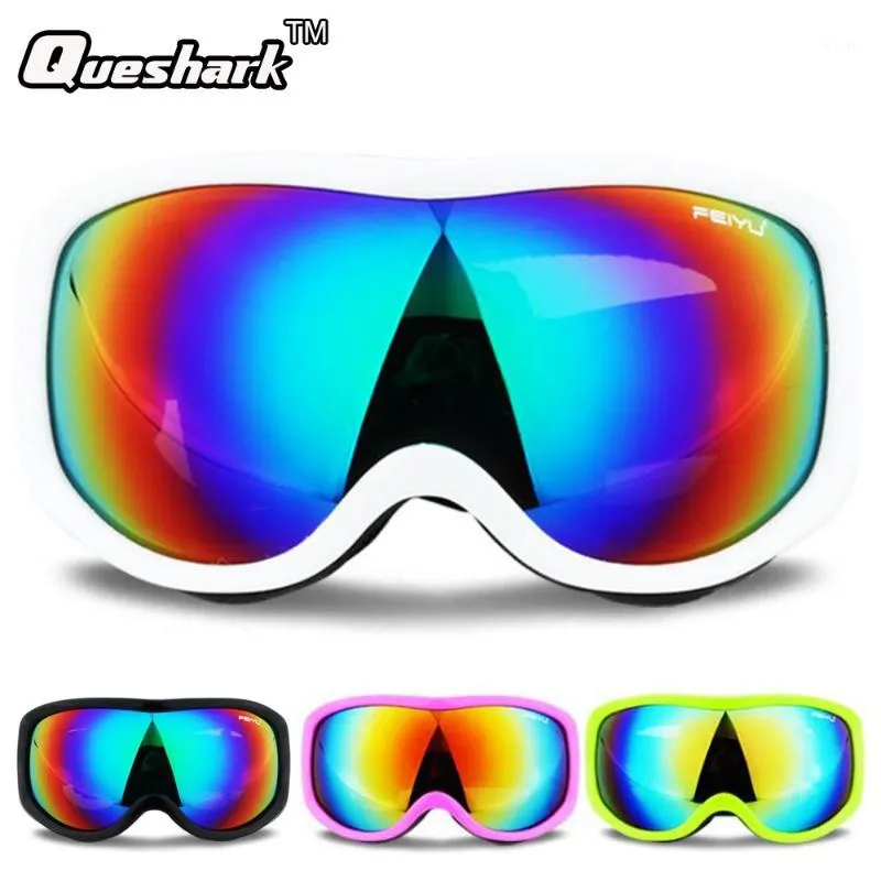 Lunettes de ski Lunettes de ski d'hiver Anti-buée Coupe-vent Protection UV Patinage Cyclisme Escalade Lunettes de soleil Anti-poussière Lunettes1