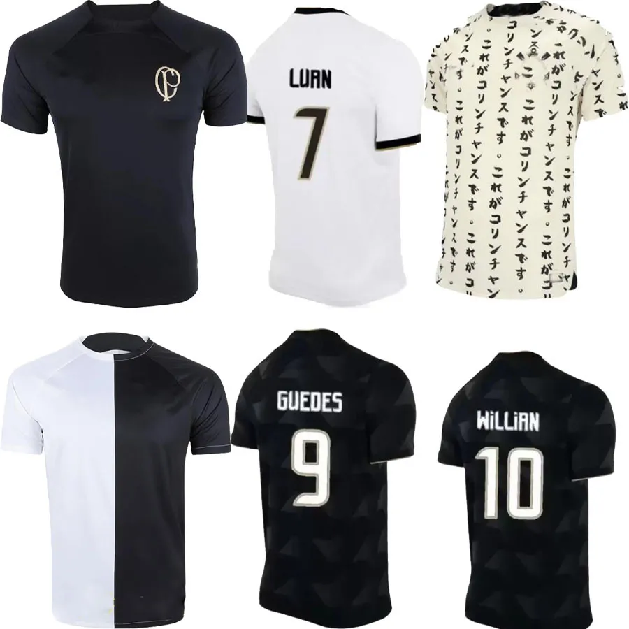 2022 2023 PAULINHO formation maillots de football corinthien YURI ALBERTO GUSTAVO GIULIANO VITAL GUEDES R.AUGUSTO football GIL camisa chemises hommes Corinthe