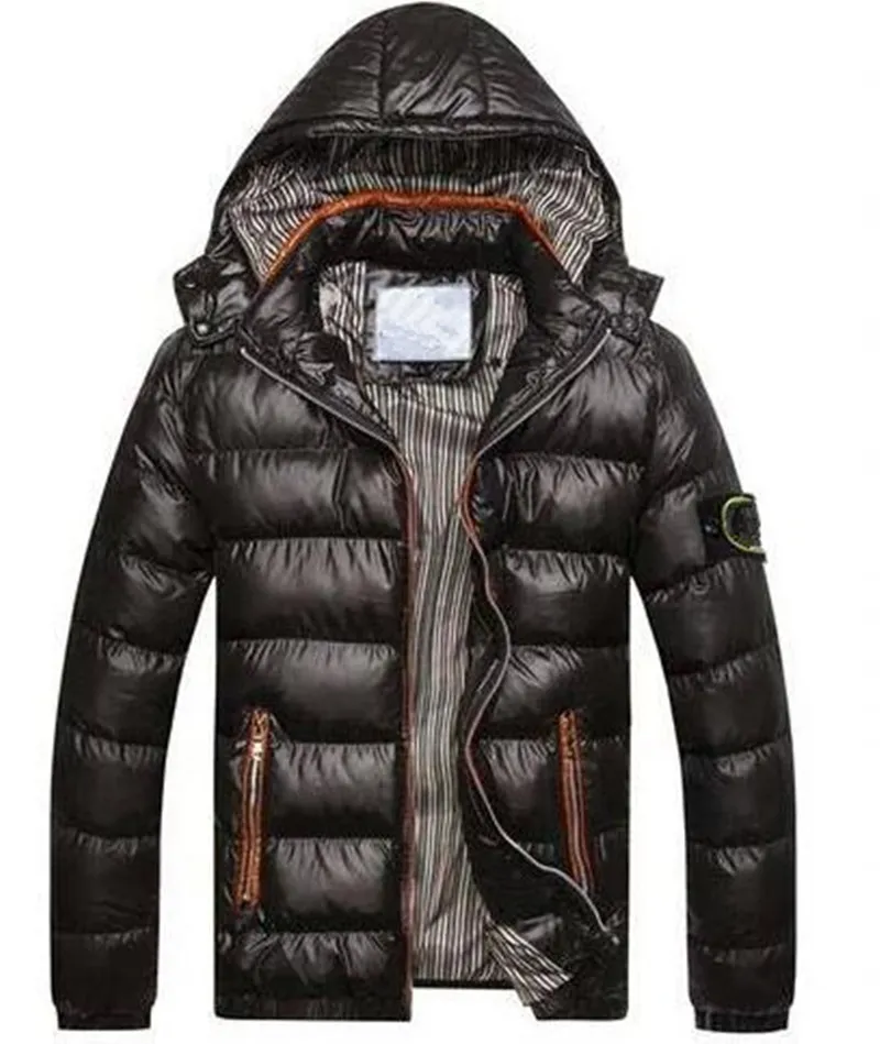 2023 Herren-Winter-Baumwolljacke, Steinjacken, Insel-Außenmäntel, winddichter Mantel, wasserfeste und schneesichere Pufferjacke, dick, Größe S-4XL