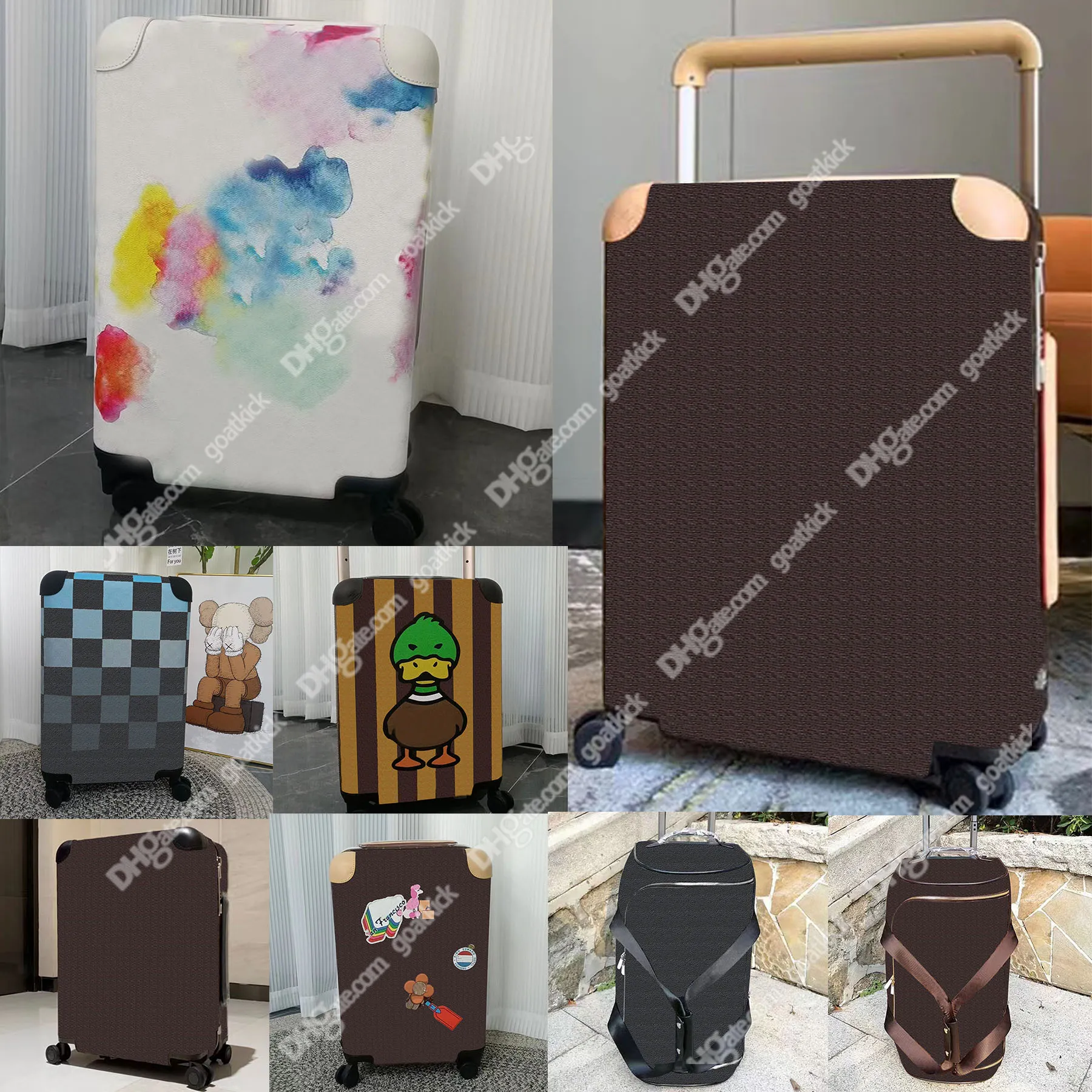 Horizon Soft Duffle 55 Bagage Suitcase Horizon 55 Boarding Rolling Spinner Travel Universal Wheel Women Trolley Box Cloud Star Luxury Designer Trunk Bag Trolley