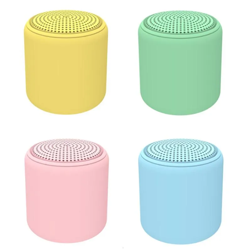 Portable Speakers InPods LittleFUN Mini Bluetooth Speaker Wireless Soundbox TWS Loudspeaker For Travel Outdoor Home Macaron ColorsPortable