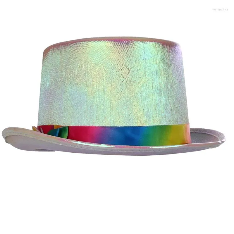 Bérets M2EA Top Hat Magicien Pork Pie Bowler FancyDress Costume effectué Jazz Stage Performance