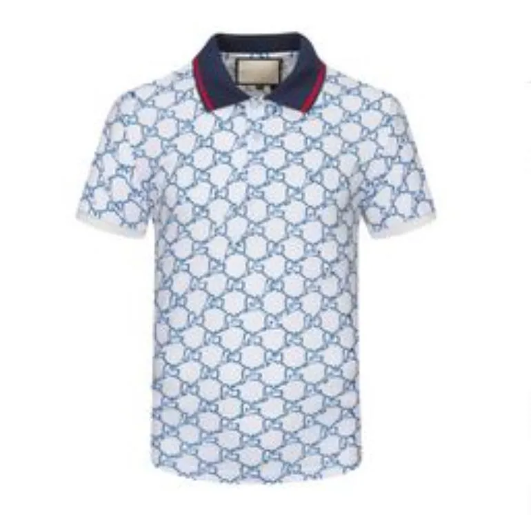 Heren Polos Poloshirt Top T-shirt T-shirts Designer Loose T-stukken Casual Black Wit T-shirt Luxe Plain T Shirts For Men M-3XL