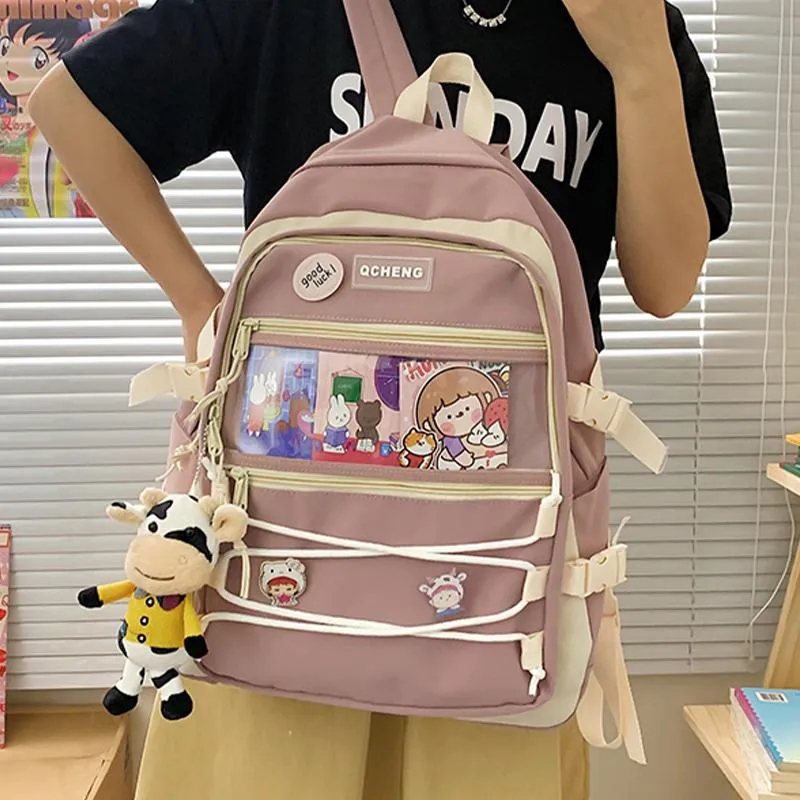 School Bags 2023 Women Backpack For Teen Girls High Quality Nylon Backpacks Female Student Rucksack Korean Book Lady Mochila