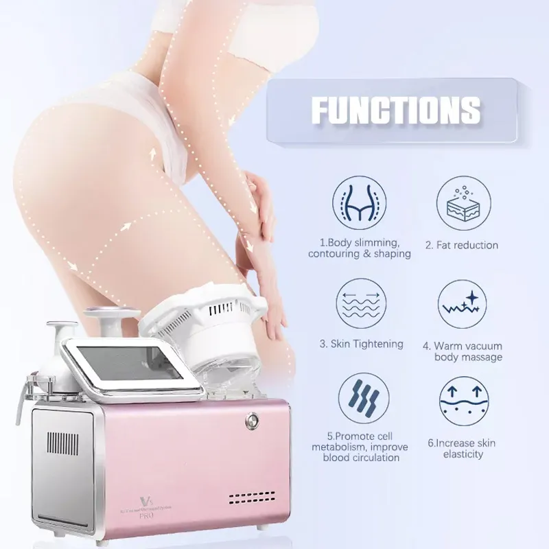 진공 캐비테이션 시스템 휴대용 체형 V5 Pro RF Body Slimming Machine