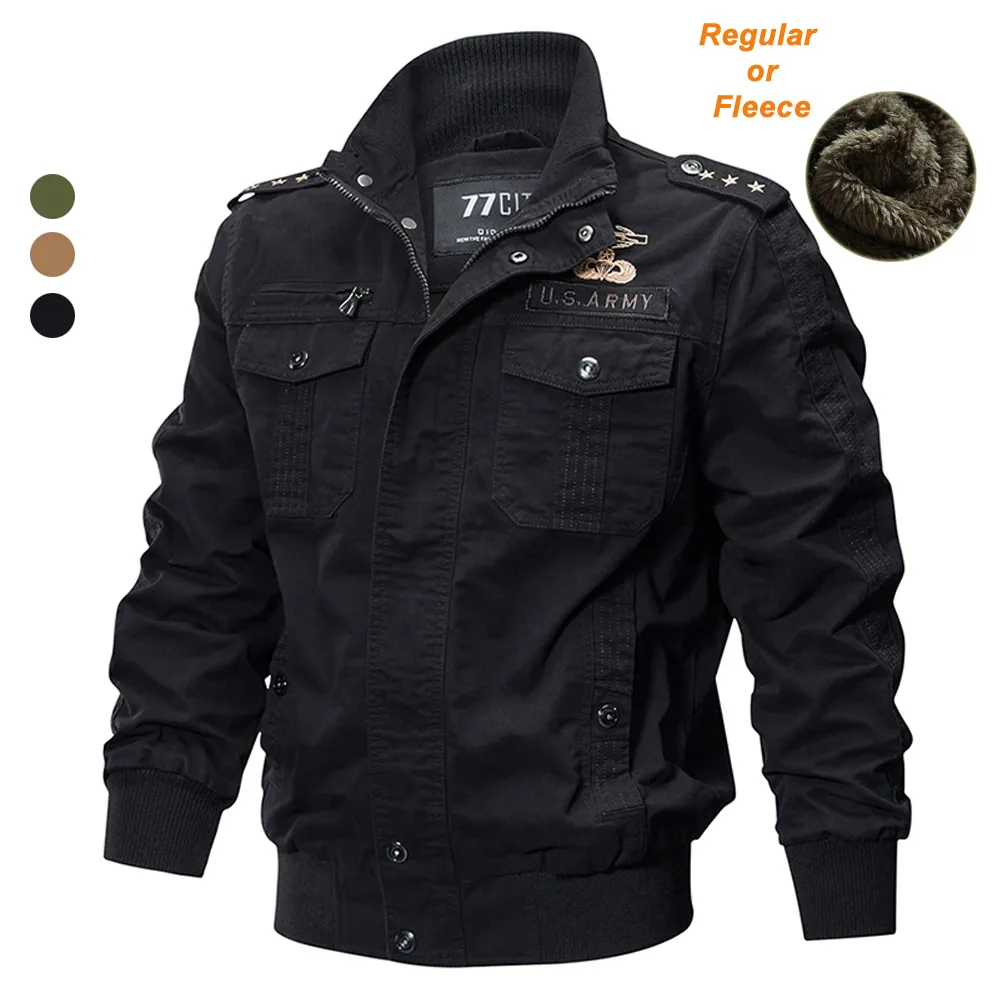 Mens Jackets Military Spring Autumn Cotton Male Casual Air Force Flight hombre Plus Size M6XL Bomber 230207