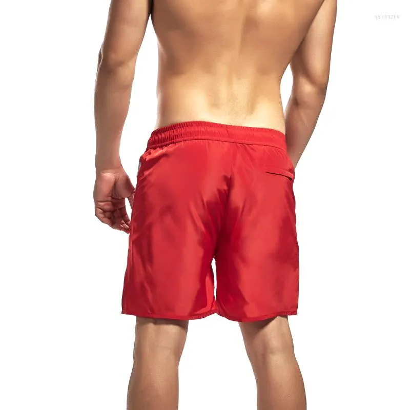 Shorts pour hommes Ly hommes couleur unie lisse doux ample respirant décontracté pour l'été M99