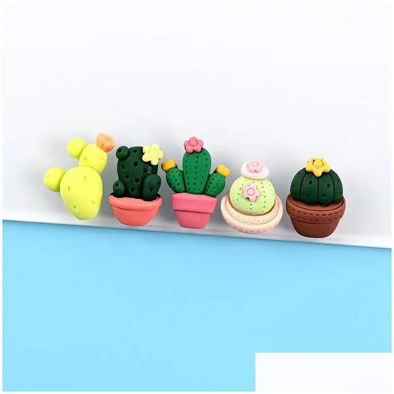 Otros 20 piezas componentes de resina realista mini planta de cactus carnosa artificial micro paisaje figuras decorativas en miniatura diy en maceta g dhzwf