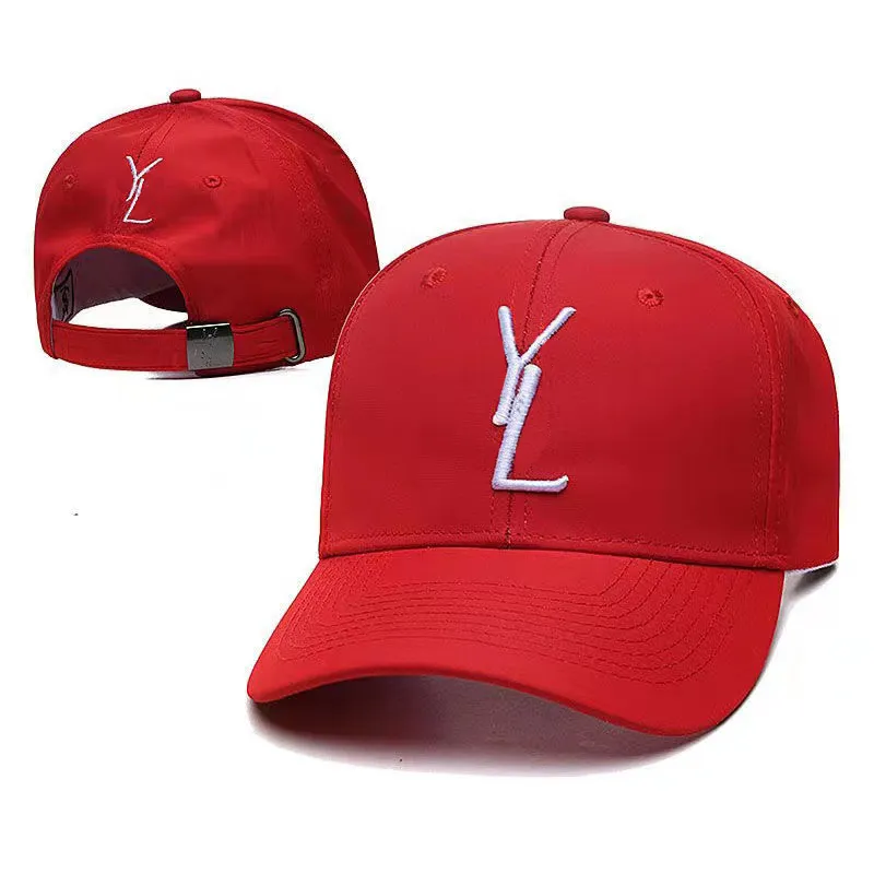 Modische Baseballkappe, Buchstaben-Logo, Y, Outdoor-Sportmütze für Herren und Damen, 16-farbig bestickte Kappe, verstellbare Passform