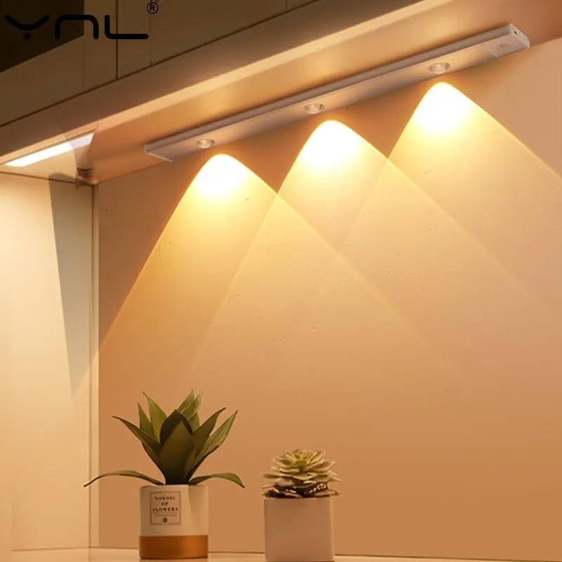 LED closet light induction light three-color charging induction light wardrobe light shoe cabinet porch cabinet light