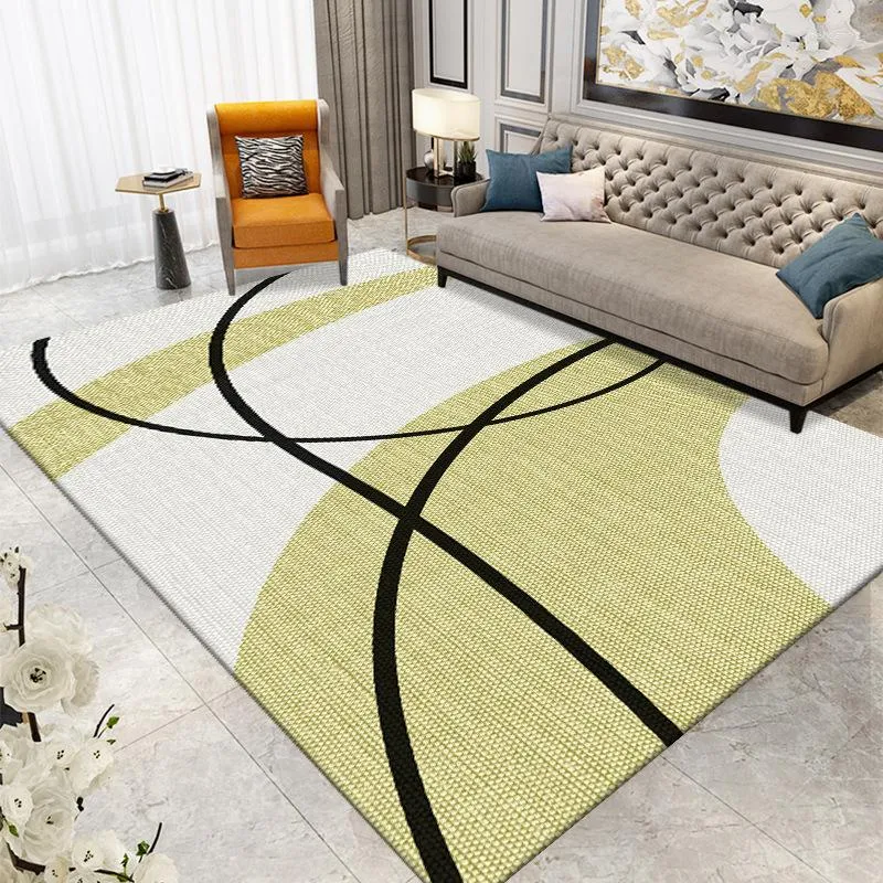 Tapetes leves luxuosos de estilos de estilo fofo de decoração menina sofás modernos para mesas de café vivas tapetes simplicidade decoração no quarto tapete